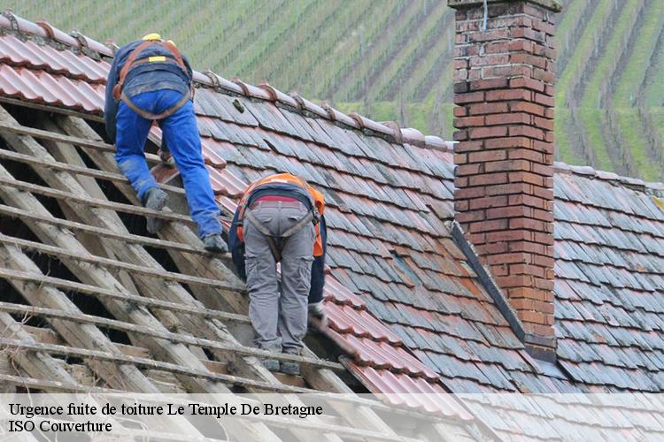 Urgence fuite de toiture  le-temple-de-bretagne-44360 ISO Couverture