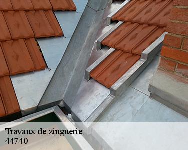 Travaux de zinguerie  44740