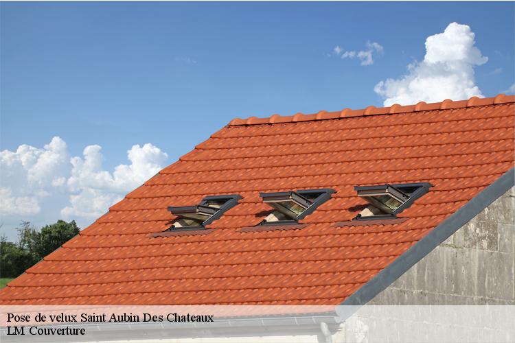 Pose de velux  saint-aubin-des-chateaux-44110 LM Couverture